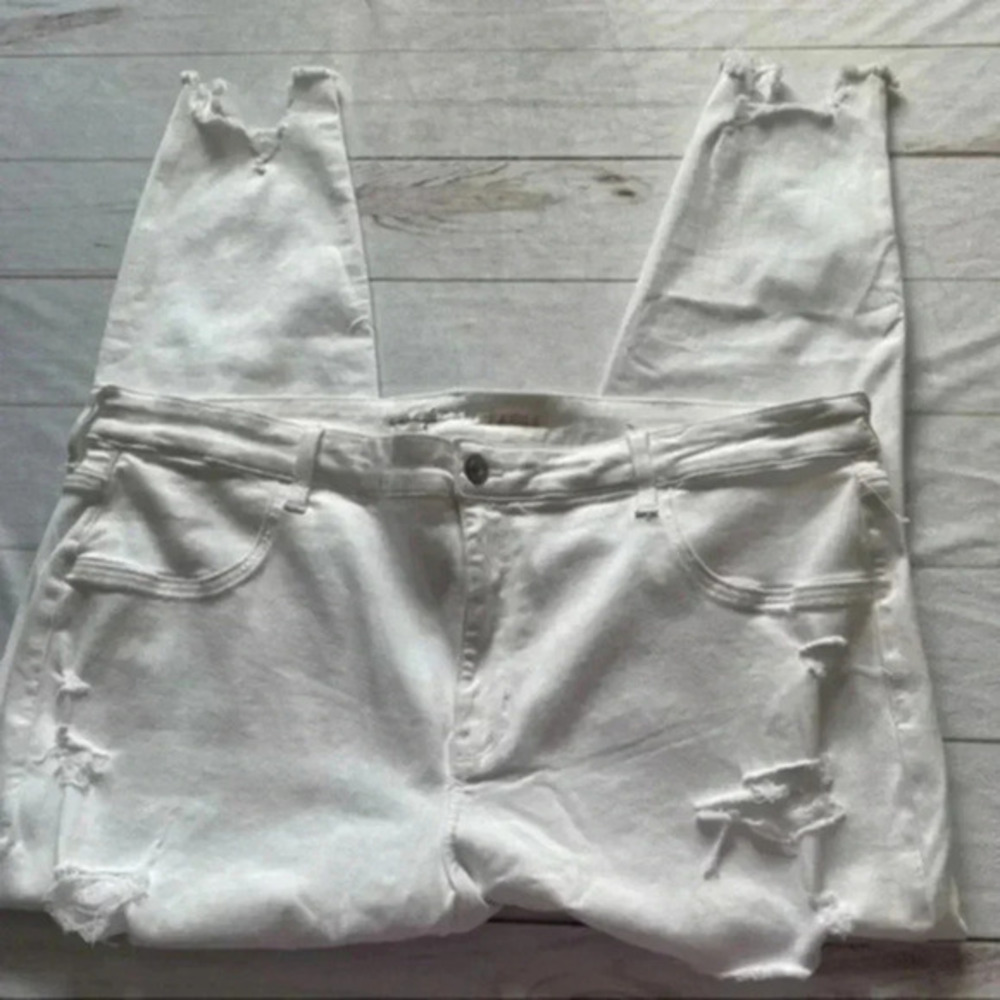 American eagle next level stretch white jeggings size 24